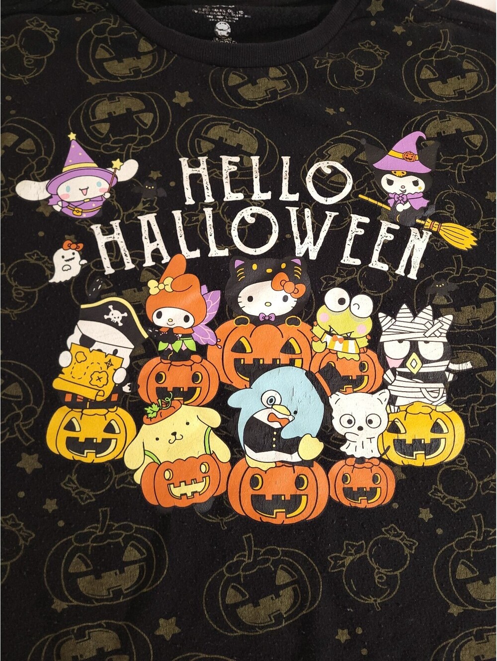 Hello Kitty halloween sweatshirt XL cinnamoroll pompompurin sanrio